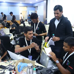 Participants building AI prototypes